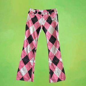 Loudmouth Hello Kitty Sanrio Golf Collab Argyle Bootcut Pants
